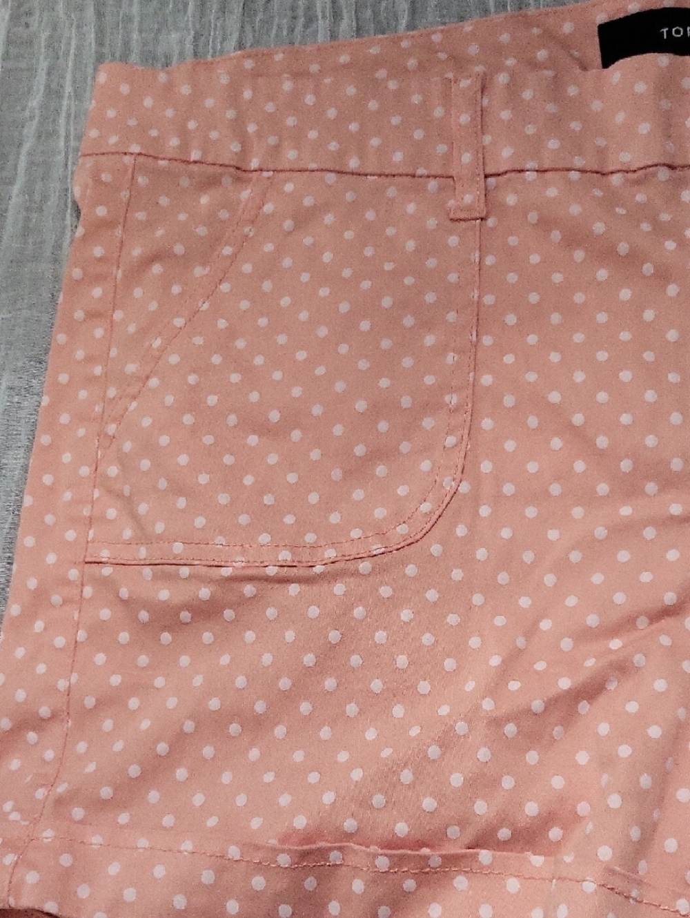 Torrid Size 16 Peach Pink Polka Dot Women's Shorts - Picture 5 of 10